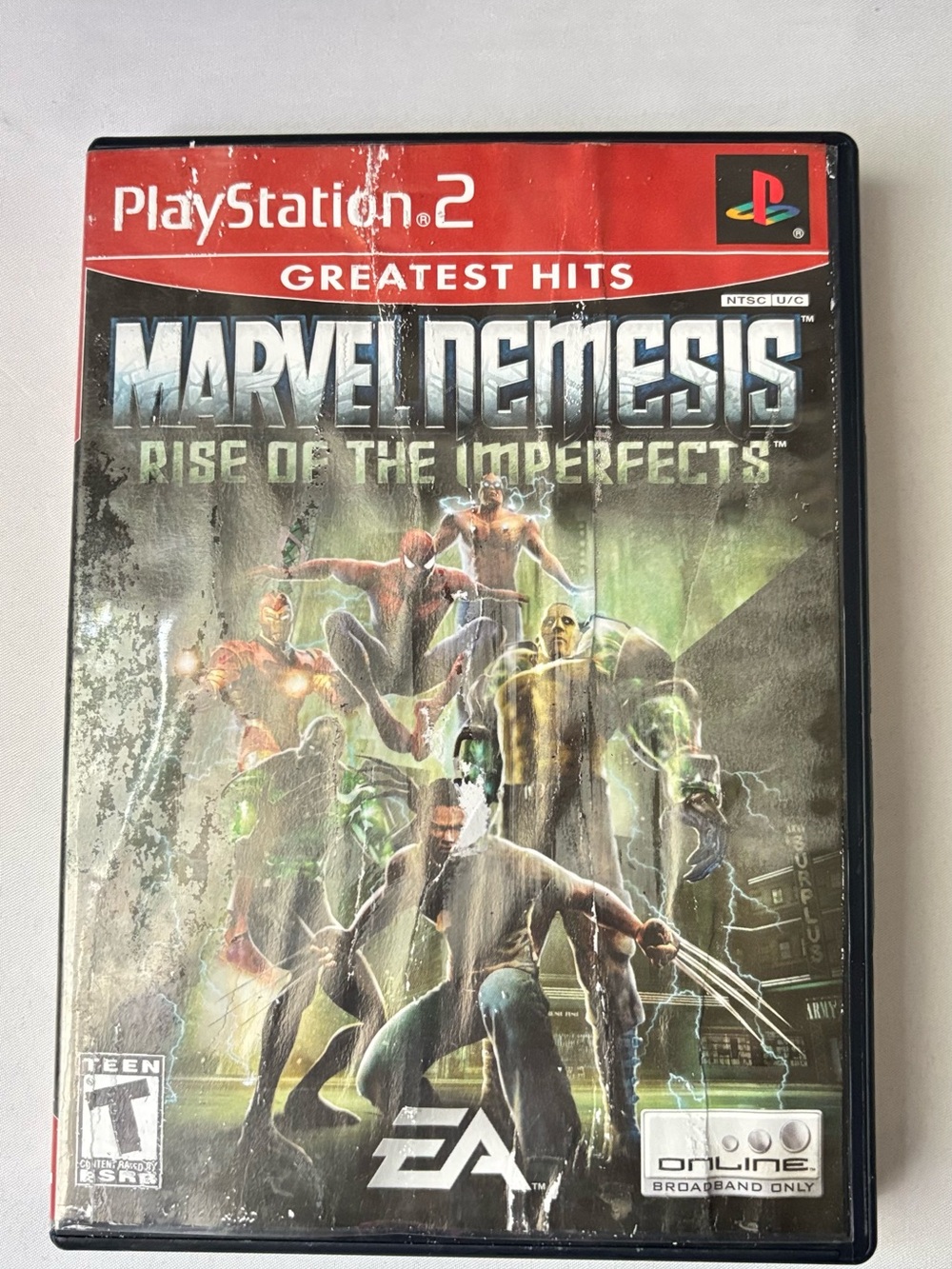 Sony PlayStation 2 Marvel Nemesis: Rise of the Imperfects (Black/Red/Green)